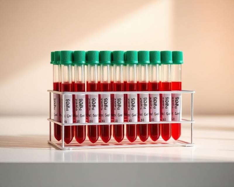 Tubos de exames laboratoriais